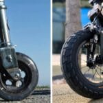 solid polyurethane (PU) wheel vs. inflatable tire