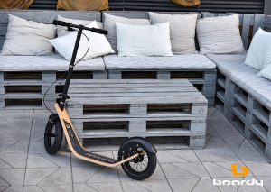 D017 kickscooter with big wheels