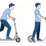 riding posture in body-friendly scooter design Boardy scooter