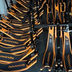 Where Every Curve Counts multiple wooden boardy boards lined up in rows, highlighting the natural deck and premium design.